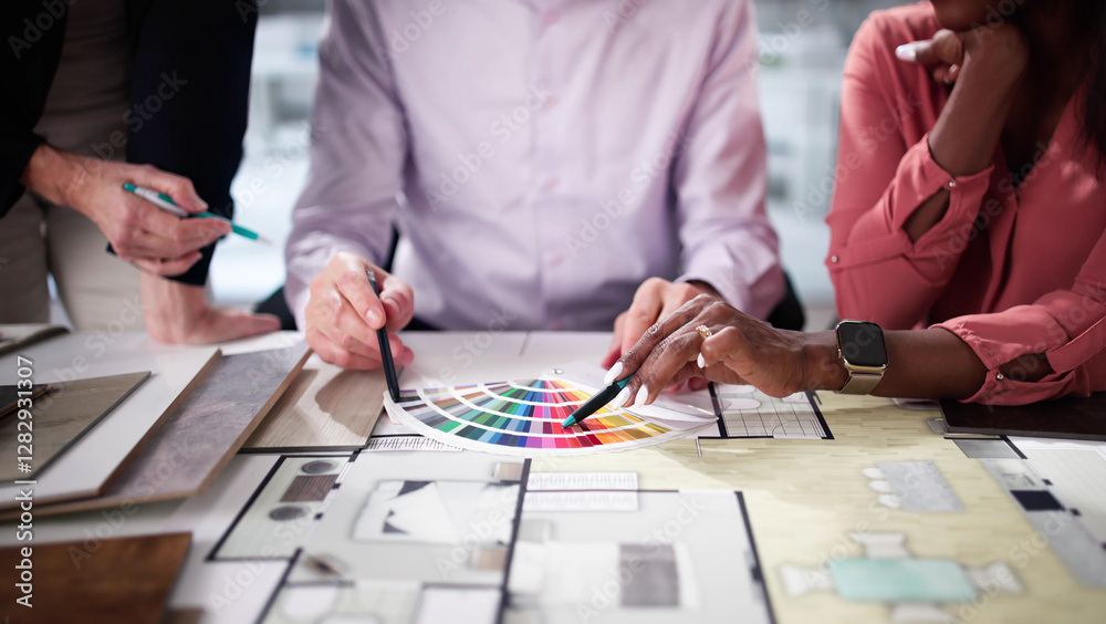 Interior Design Team Brainstorming Ideas Interior Design Team Brainstorming Ideas