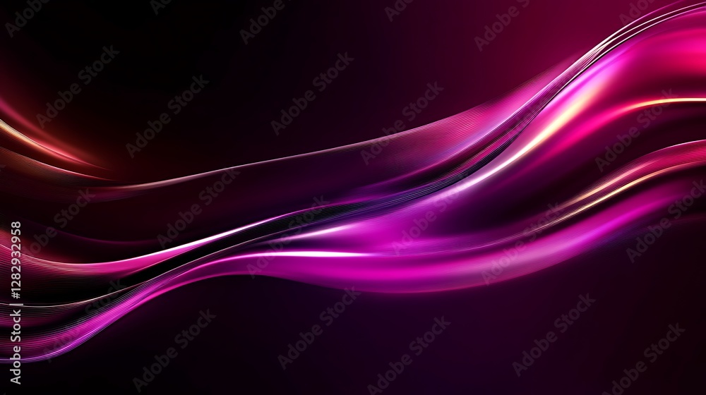 Vibrant abstract waves of color create a flowing visual effect Vibrant abstract waves of color create a flowing visual effect