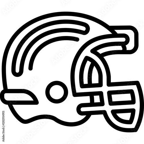 rugby helmet icon