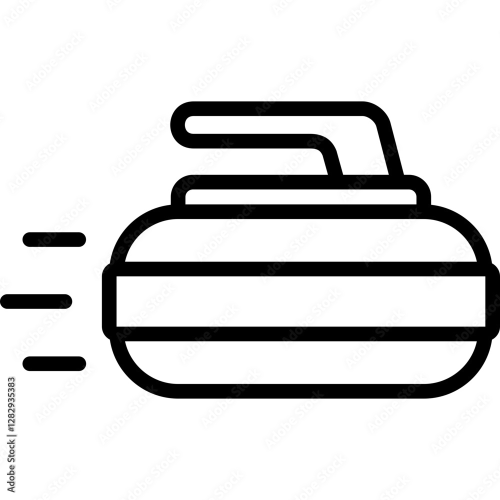 curling stone icon curling stone icon