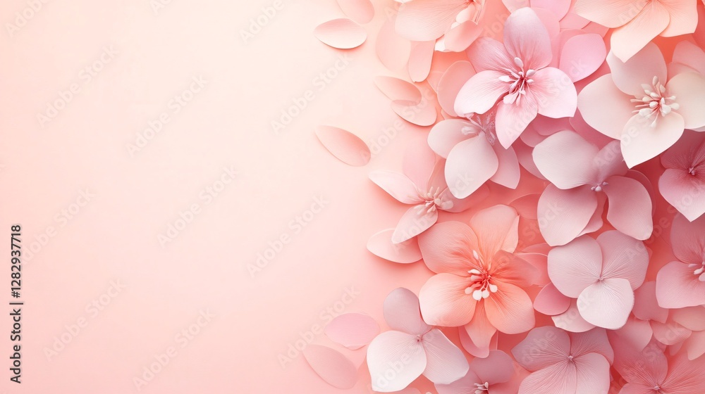 A soft gradient background transitioning from blush pink to pastel peach plain background A soft gradient background transitioning from blush pink to pastel peach plain background