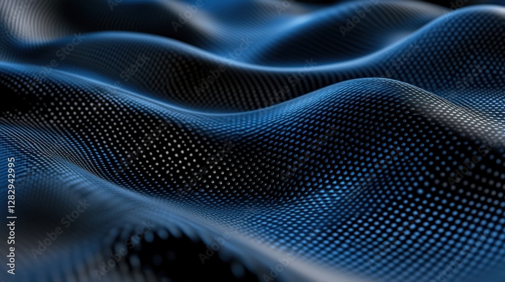Abstract blue and black wave patterns with texture Abstract blue and black wave patterns with texture