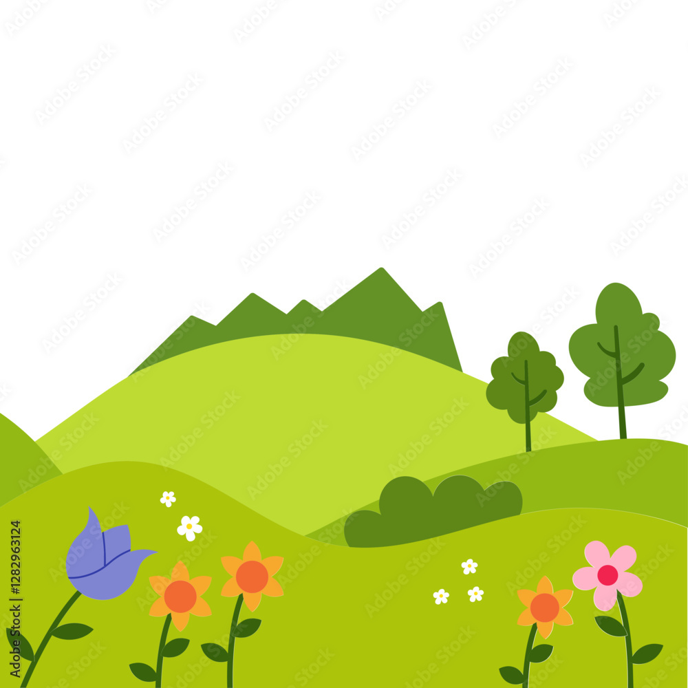Obraz premium Spring Landscape