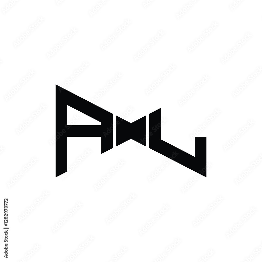AL monogram logo design letter text name symbol monochrome logotype alphabet character simple logo AL monogram logo design letter text name symbol monochrome logotype alphabet character simple logo