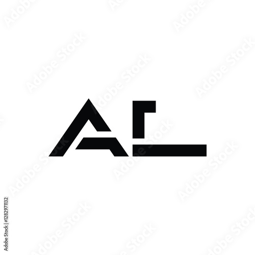 Free Download AL monogram logo design letter text name symbol monochrome logotype alphabet character simple logo - GFXLoad