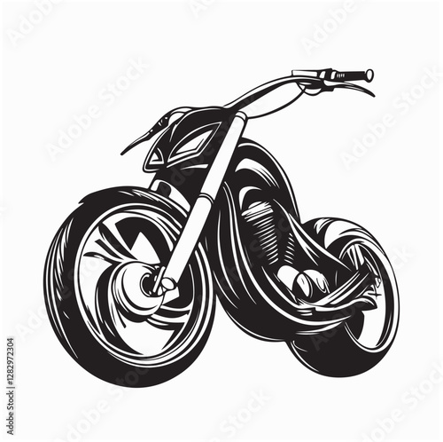 Motorcycle Vector Images. Cruiser motorcycle Stock Vector Images 