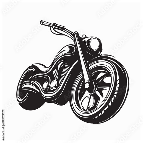 Motorcycle Vector Images. Cruiser motorcycle Stock Vector Images 
