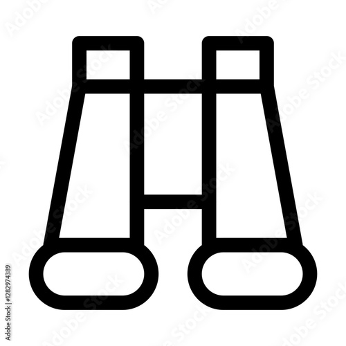Telescope Outline Icon Vector