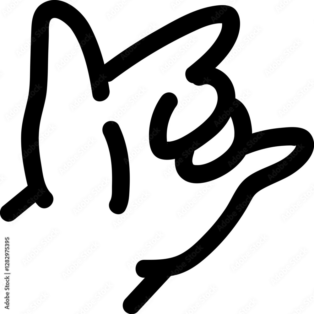 hand outline icon design hand outline icon design