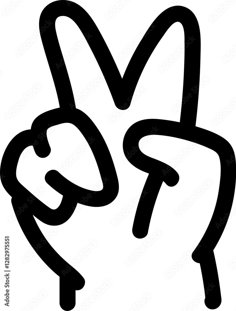 hand outline icon design hand outline icon design