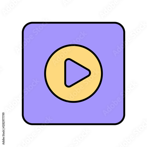 Free Download Icon a video, isolated against a clean background. - GFXLoad