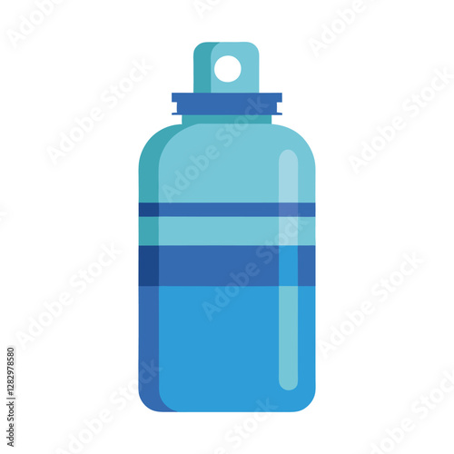 water bottle flat icon vector illustration