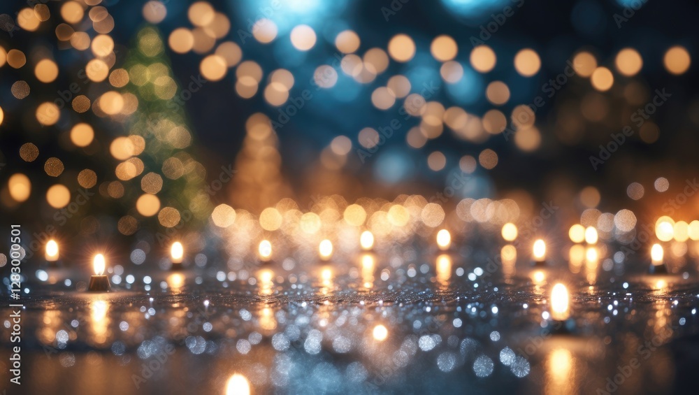 Bokeh abstract background featuring festive lights, creating a dreamy atmosphere with soft focus and shimmering effects. Bokeh abstract background featuring festive lights, creating a dreamy atmosphere with soft focus and shimmering effects.