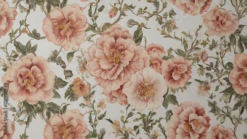 seamless pattern with flowers