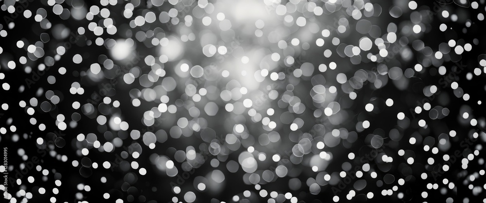 Elegant black and white bokeh background with soft light effects ideal for creating a dreamy atmosphere in photography or design projects Elegant black and white bokeh background with soft light effects ideal for creating a dreamy atmosphere in photography or design projects