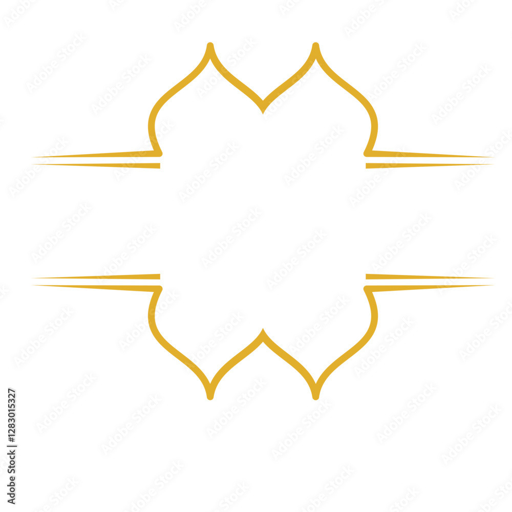 Elegant Ramadan Ornate Border Elegant Ramadan Ornate Border