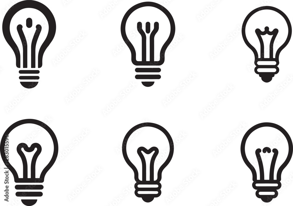 light bulb vector illustration light bulb vector illustration