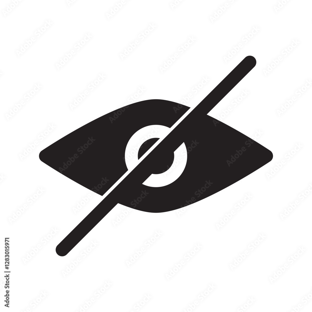 eye slash icon. Thin, Light Regular And Bold style design isolated on white background
eye slash icon. Thin, Light Regular And Bold style design isolated on white background