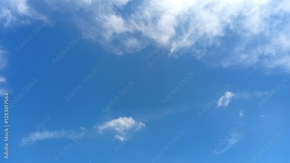 Obraz premium blue sky with clouds