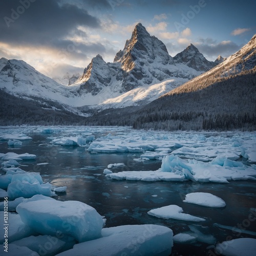 lake in the mountains