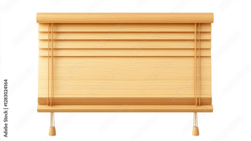Elegant Dual Layer Wooden Blinds with Alternate Shades for Modern Interior Design