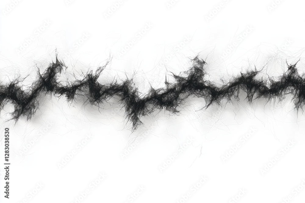 organic ink flow bring a sense of chaotic harmony Radiant Ink Waves Merge Into Organic Shapes wispy ink clouds.