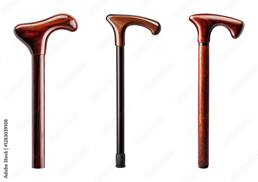 Elegant wooden canes with unique designs Elegant wooden canes with unique designs