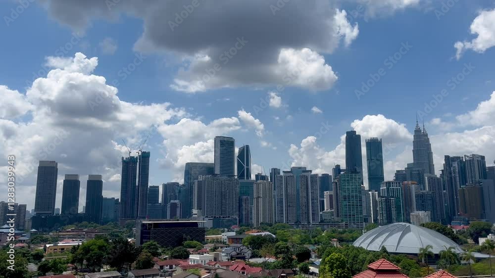 Kuala Lumpur, Malaysia - Feb 22, 2025 - Sunny Day View of Kuala Lumpur City with Iconic Skyline Kuala Lumpur, Malaysia - Feb 22, 2025 - Sunny Day View of Kuala Lumpur City with Iconic Skyline