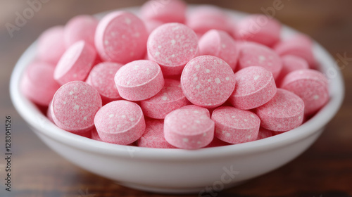 Laxative, High-quality image of a laxative product with a chaotic aesthetic, featuring a raw style and high fidelity.