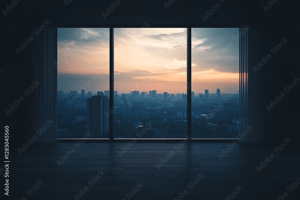 Fototapeta premium Sunset Cityscape View
