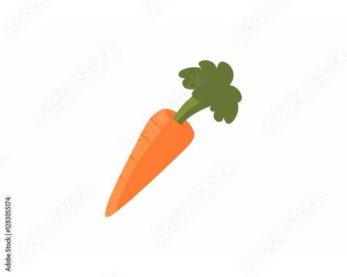 carrot isolated on white