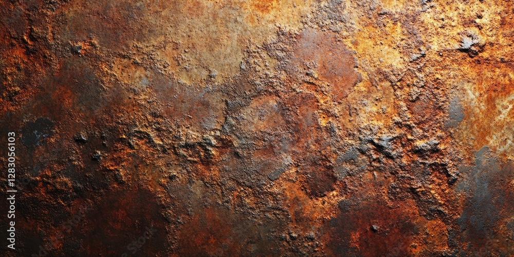Rusty metal texture background featuring a rich blend of browns and oranges with uneven surfaces and a distressed grunge finish throughout. Rusty metal texture background featuring a rich blend of browns and oranges with uneven surfaces and a distressed grunge finish throughout.