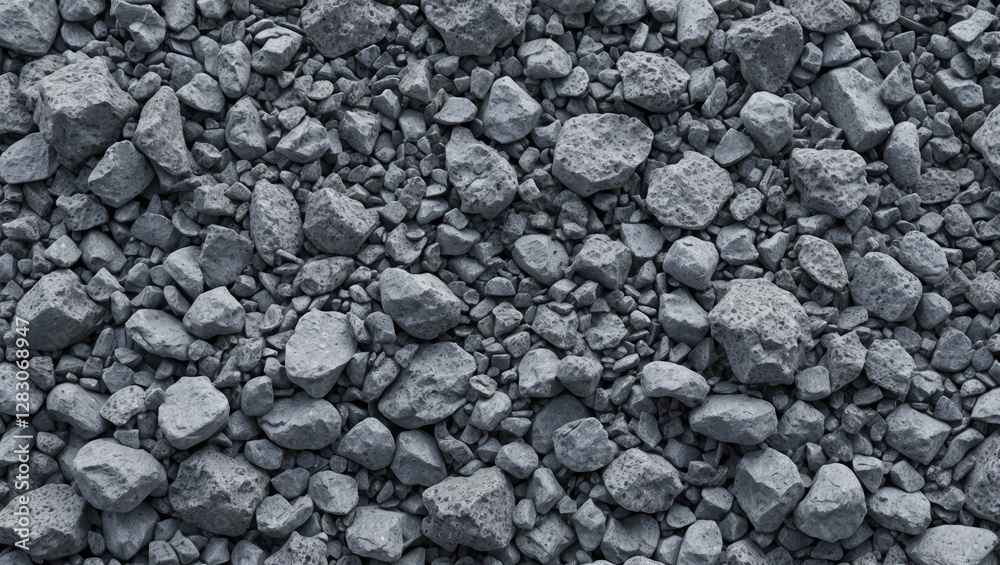 Grey gravel texture background suitable for industrial applications and design projects featuring a natural stone aesthetic. Grey gravel texture background suitable for industrial applications and design projects featuring a natural stone aesthetic.