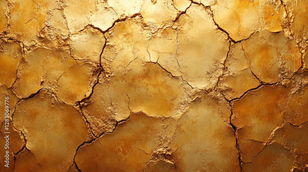 Background texture of cracked dry earth in warm brown tones for a natural, earthy feel Background texture of cracked dry earth in warm brown tones for a natural, earthy feel