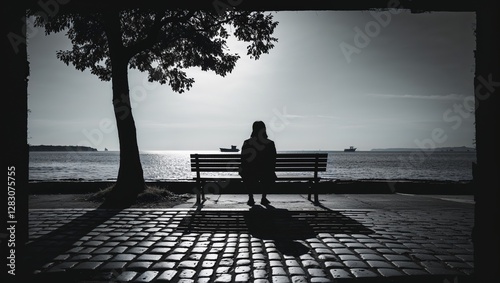 couple sitting on bench