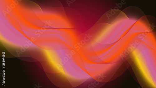 Abstract wave lines flowing smooth curve. Purple and Blue Flowing Waves designs. Spiral line art wave template for covers, posters, leaflets, flyers. Sound Wave with futuristic Fluid design 