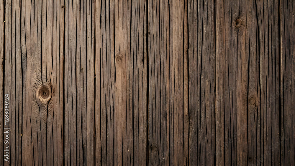 Obraz premium Brown wood floor texture background