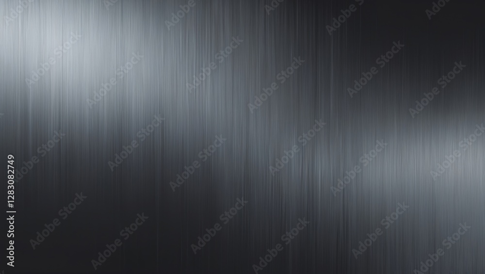 Brushed metal texture background with smooth gradients in dark tones and reflective surfaces suitable for industrial design and graphic elements Brushed metal texture background with smooth gradients in dark tones and reflective surfaces suitable for industrial design and graphic elements