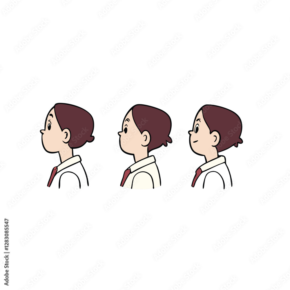 School boy character animation and vector design School boy character animation and vector design