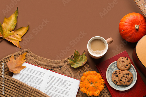 Composition with cup of cof...