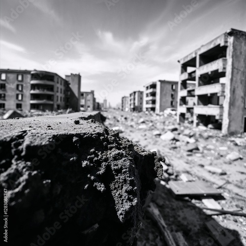 Crumbling Buildings and Rubble