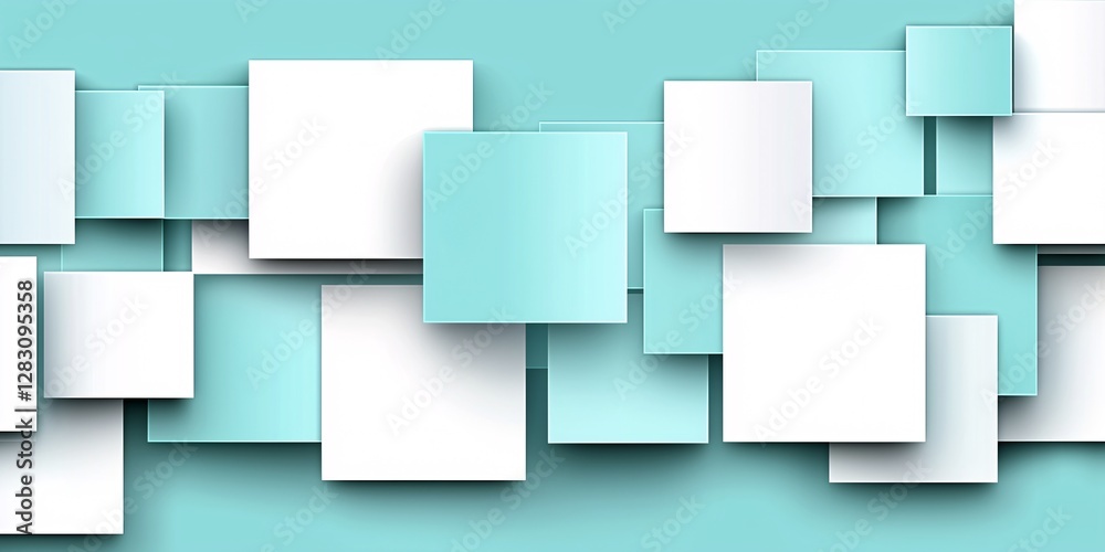 modern minimalist abstract background with light blue and white squares modern minimalist abstract background with light blue and white squares
