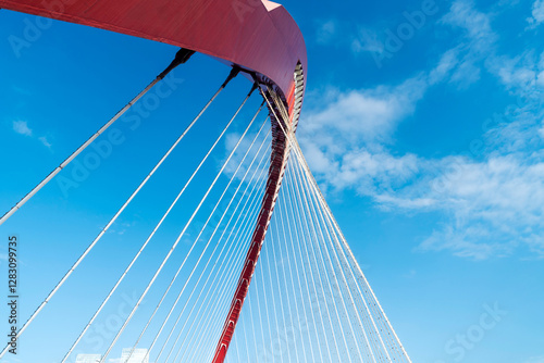 suspension bridge rope tie rods made of strong iron