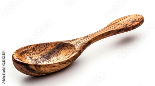 Rustic Wooden Spoon Handcrafted Serving Spoon Kitchen Utensil Olive Wood Natural Grain Food