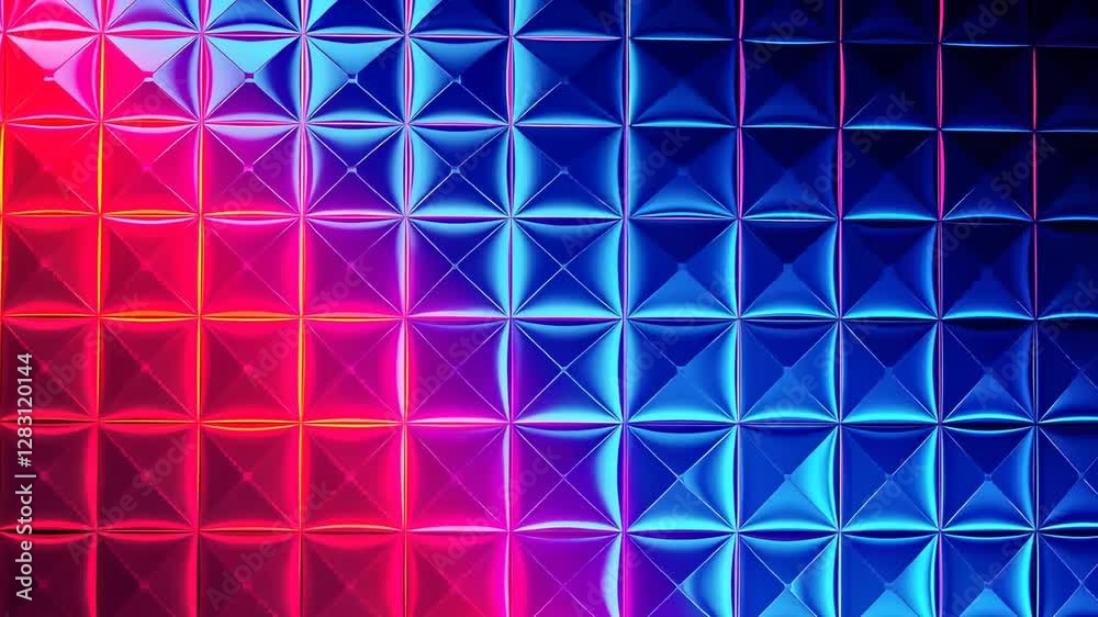 Abstract Geometric Pattern with Square Tiles in Gradient Neon Pink and Blue Colors Background Suitable for Modern Design Projects and Creative Backdrops Presentation Templates Design Element Texture Abstract Geometric Pattern with Square Tiles in Gradient Neon Pink and Blue Colors Background Suitable for Modern Design Projects and Creative Backdrops Presentation Templates Design Element Texture