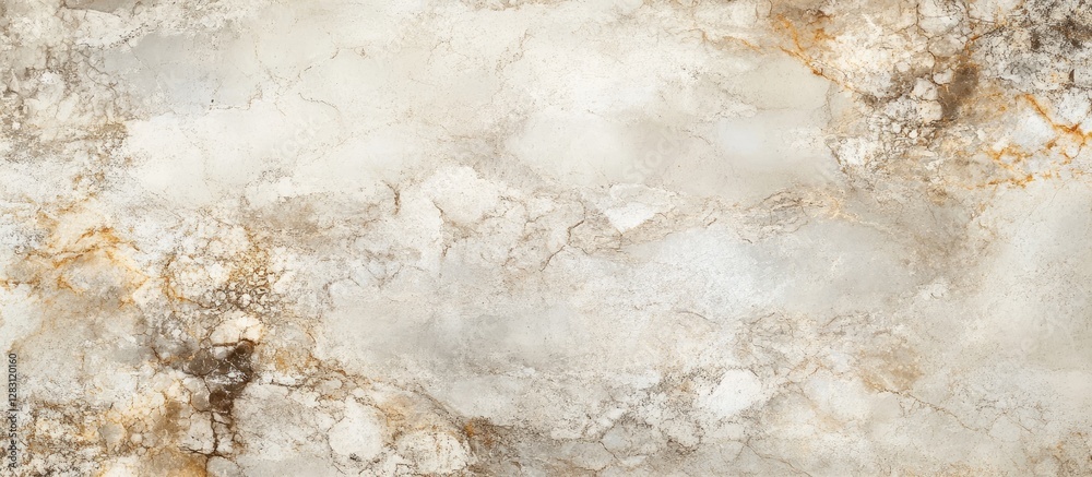 Obraz premium Vintage marble texture with beige and gold tones on a worn concrete backdrop, showcasing intricate rustic patterns for an aged and grunge appearance.