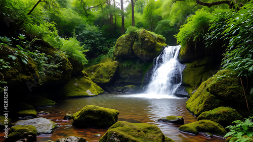 waterfall in the forest