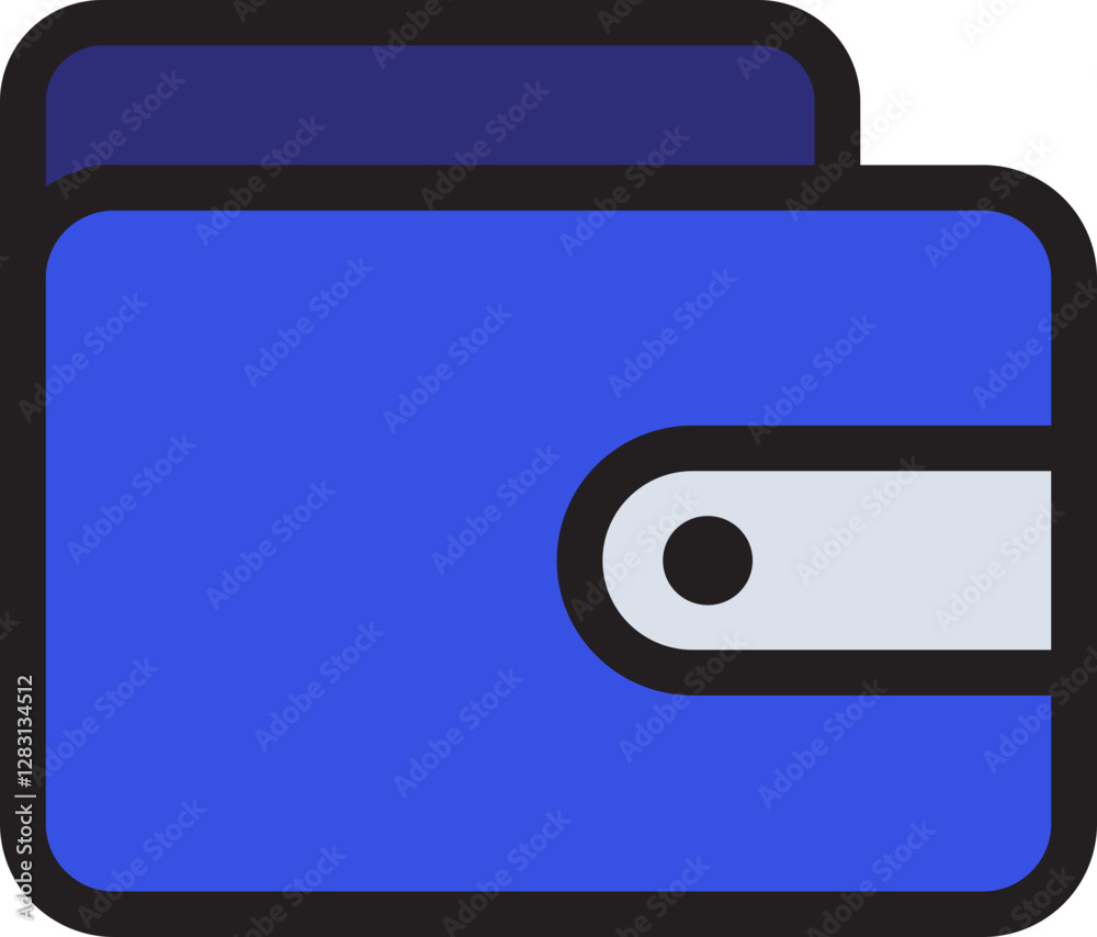Digital Wallet Filled Line Icon