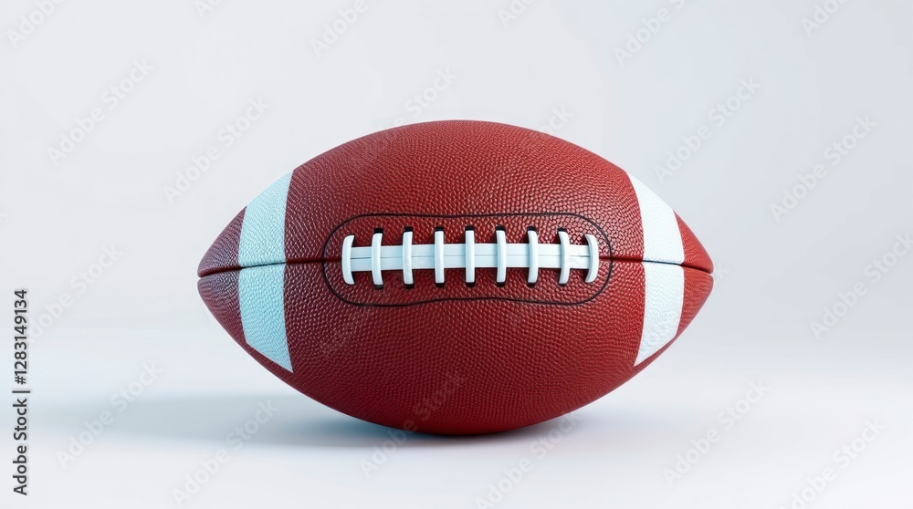 Rugby ball on white background Rugby ball on white background