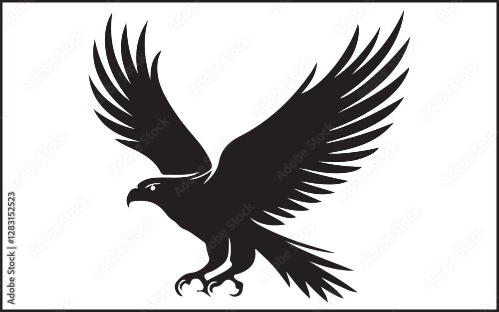 Fototapeta premium eagle in flight